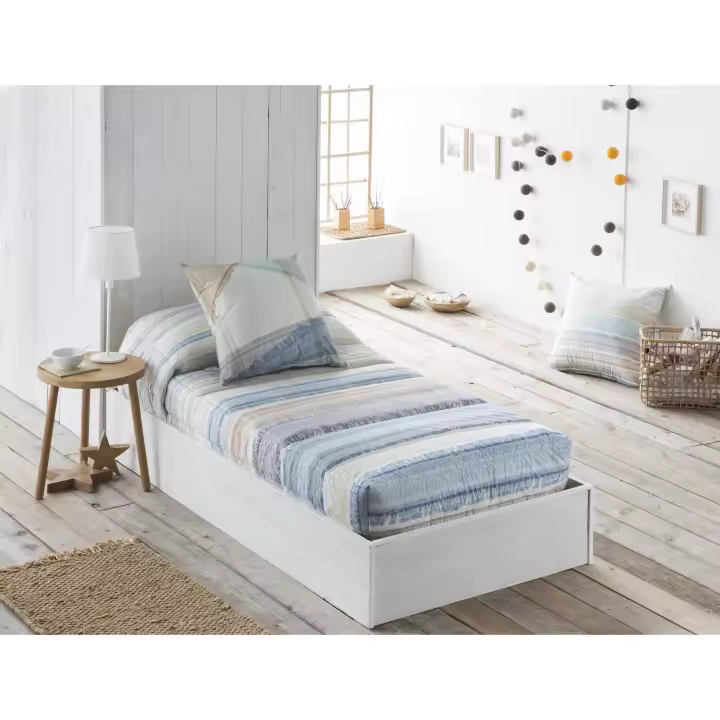 JVR - Edredón Ajustable modelo DUNA - Tejido 100% Algodón - Estampado digital - Fabricado en España - Cama 80/90/105/135/150 - 1