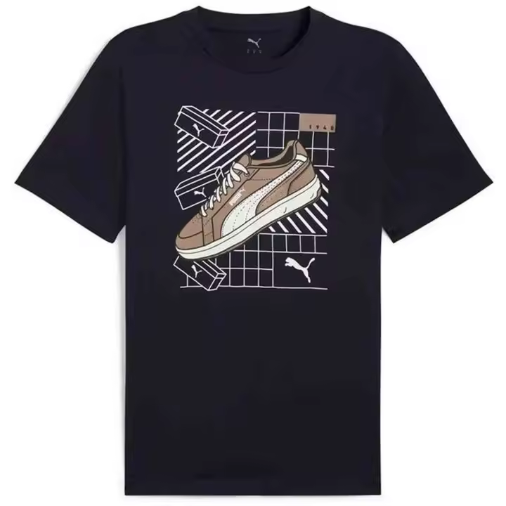 Camisetas De Manga Corta Puma para Hombre en color Negro - 1