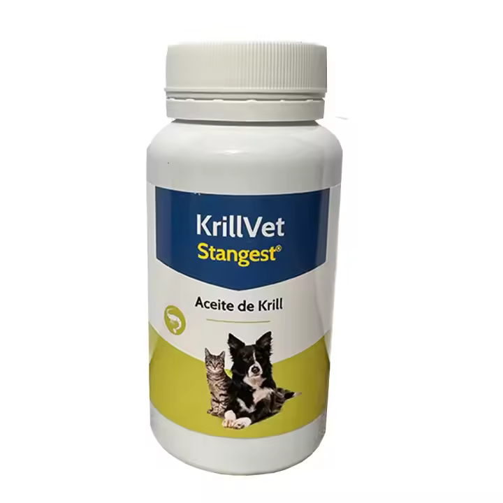 KrillVet 120 cápsulas suplemento de aceite de krill para perros y gatos Stangest - 1