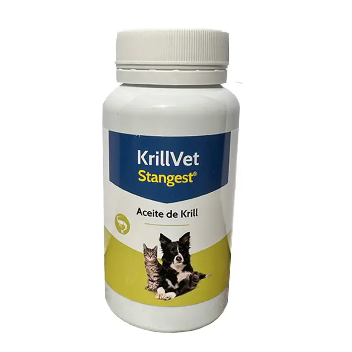 KrillVet 120 cápsulas suplemento de aceite de krill para perros y gatos Stangest - 1