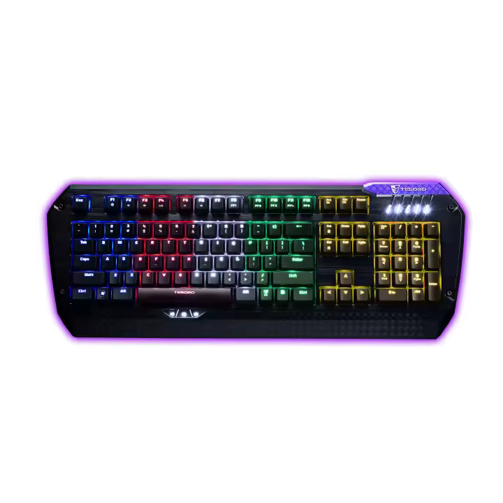 Tesoro Lobera teclado USB AZERTY Negro - 1