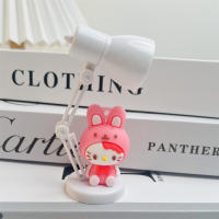 Lámpara De Noche Anime Kawaii Hello Kitty Kuromi Cinnamoroll Sanrio Regalo Para Niños Luz LED Para Dormitorio Accesorio De Película Y TV - details 2