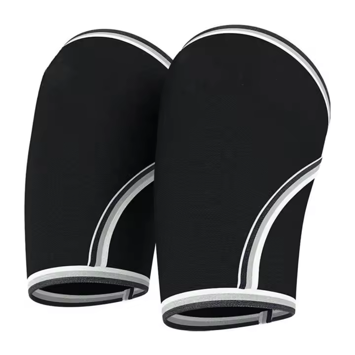 Pares De Protecciones Para Rodilla 7MM Neopreno Compresión Braces Para Levantamiento De Pesas Squats Entrenamiento En El Gimnasio Soporte Para Rodilla - 1