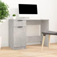 vidaXL Escritorio de madera contrachapada 100x50x75 cm en color Blanco/Marrón roble/Roble Sonoma y más | estructura resistente ideal para salón dormitorio o estudio - details 6
