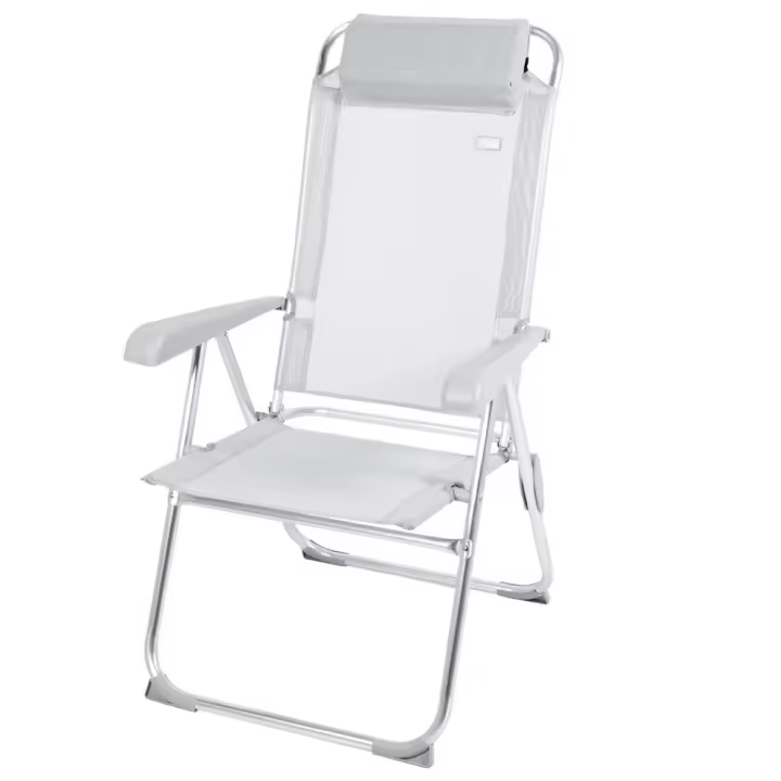 Silla camping aluminio y textileno reclinable Aktive 44X55X101cm (Color Baby 63028) - 1