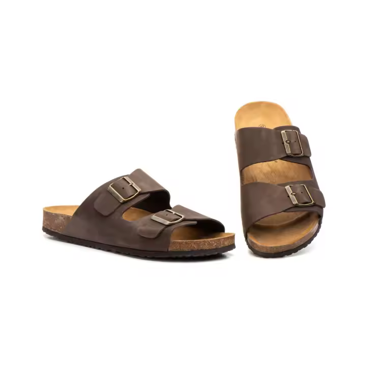 BABANOR® LOKA, Sandalias de Hombre, ·Cuero Auténtico, Nueva Tendencia para Verano, Ultra Cómodas y Duraderas - 1