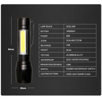Mini Torcha LED Recargable Portátil Con USB Alta Potencia Batería De Carga Linterna Impermeable De Longitud De Haza Para Camping - details 2