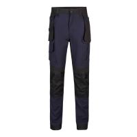 Pantalón de Trabajo Multibolsillos Velilla 103019S de Canvas Strecth Elástico con Refuerzos en Rodillas y Culera. - details 2