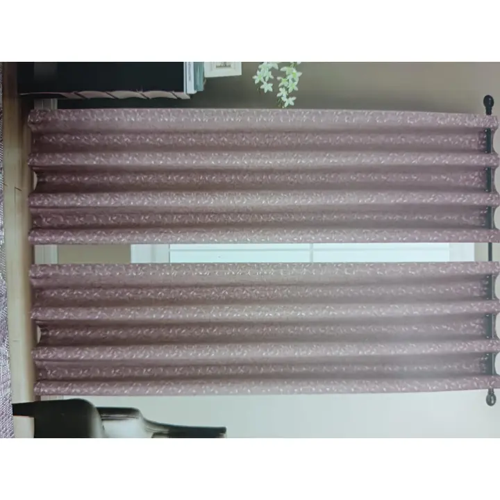 Cortina Opaca Alada Mommata Collection 140x260 cm con Grabado de Hojas: Elegancia y Confort Todo el Año. - 1