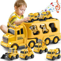 Vehículo De Transporte Con Luz Y Música Para Juguetes De Ingeniería De Protección Contra Incendios De Dos Capas Grande Para Niños - details 6