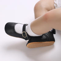 Zapatos De Princesa Para Bebé Niña En Lace Blanca Mocasines Con Lazo Y Borde Antideslizante De Goma Primera Calzado Para Caminar - details 115