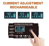 Cargador de batería de coche totalmente automático de 12 V y 6 A con pantalla LCD digital. Cargadores de reparación Power Pulse. Cargadores de batería de plomo-ácido húmedos y secos. - details 10
