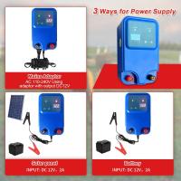 Energizador De Valla Eléctrica 1.5J 10KM Cargador De Valla Portátil Para Granjas Controlador De Campo OEM - details 3