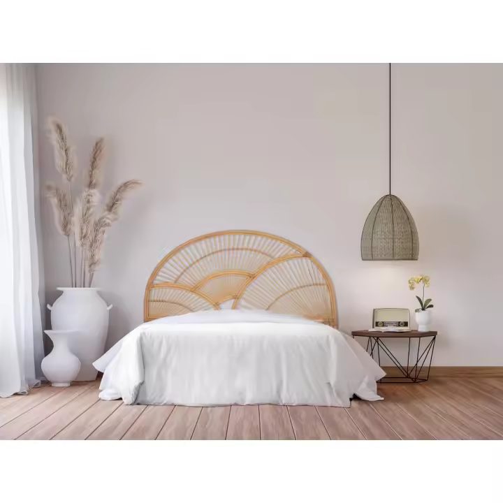 Vente-unique - Cabecero 160 cm - Ratán - Natural - EFELA - 1