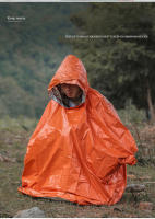 Poncho De Lluvia De Emergencia Con Gorro Resistente Al Clima Para Hombres Y Mujeres Ropa De Sobrevivencia Para Camping Y Senderismo Kit De Suministros De Emergencia - details 3