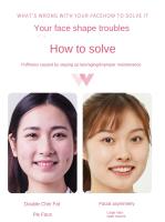 Máquina de belleza facial para doble mentón,Masajeador facial eléctrico recargable V, dispositivo facial eléctrico mejora la elasticidad de la piel,línea V elevación cara, cara papada, máquina más delgada, microcorriente - details 4