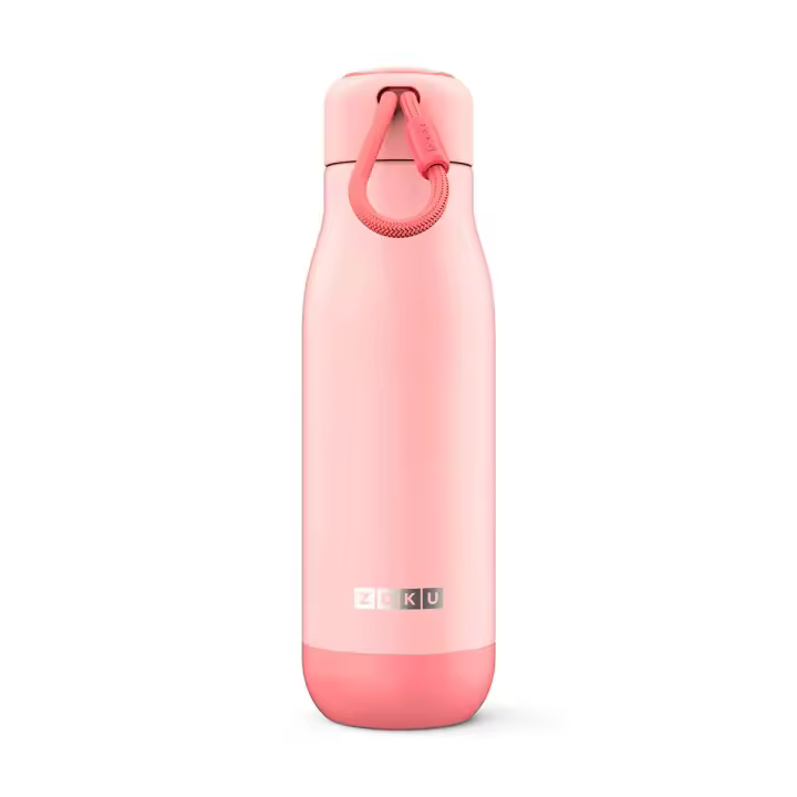 ZOKU PC - Botella Térmica de 0.5L en Acero Inoxidable de Doble Pared. Pink - 1