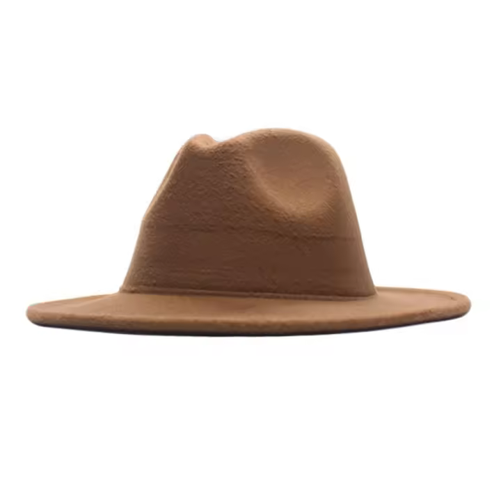 Gorro De Paja Panamá Clásico Para Hombres Y Mujeres Estilo Cowgirl Western Gorro De Paja De Moda Para Jazz Y Escena Del Escenario - 1