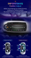 AWESAFE inalámbrico CarPlay Android Auto Radio para Toyota Yaris 2012 2013 2014 2015 2016 2017  coche reproductor multimedia GPS 2 din autoradio volante controles RDS Bluetooth - details 13