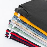 Camiseta De Algodón Para Hombre Con Cuello Redondo Y Mangas Largas En Color Sólido Cómoda Y Transpirable Para El Verano - details 4