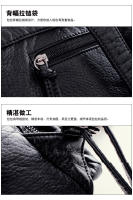 Mochila Grande Para Mujer Con Cordón De Cuero Sintético Moda Viaje Casual Bolso De Hombro Laptop Mochila Bolsa De Mano Plegable Y Expansible - details 13