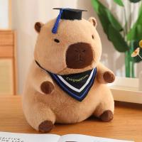 Mochila De Peluche Con Animales: Chapéu De Morango Capivara Tartaruga Y Mano Anel Pingente Pequeño Simulación Para Decoración Y Juguetes - details 0