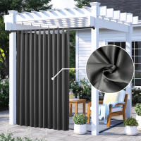 Cortina Térmica Impermeable Para Exterior 1PC Bloqueo De Sol Para Patio Porche Pergola Cabana Decoración Clásica Estilo Sólido - details 6