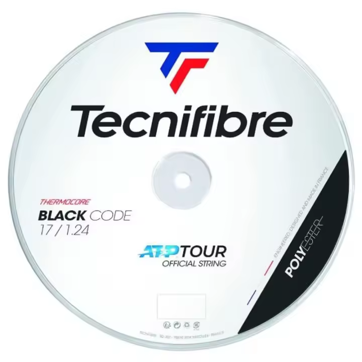 Cordaje Tenis Tecnifibre BLACK CODE 200m 1.24mm Fire - 1