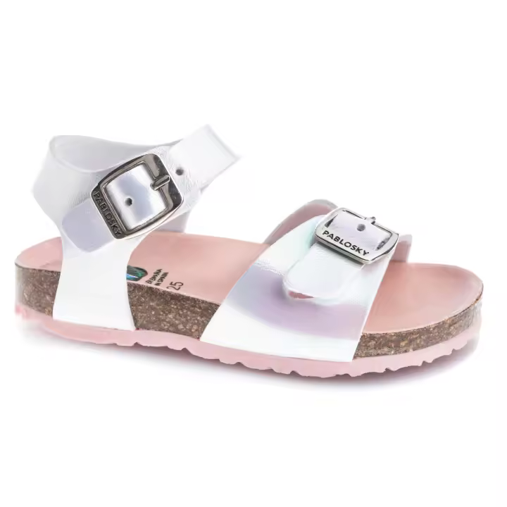 Pablosky Sandalia Niña Blanco 428300, Suela Goma Flexible - Confort y Durabilidad - 1