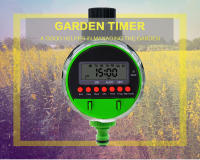 Timbre De Agua Electrónico Con Pantalla LCD Y 8 Programas Para Jardín Controlador De Riego Válvula Esférica De 0 Presión - details 0