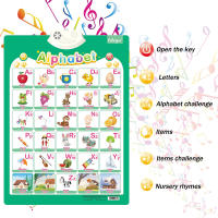 Placa de Pared Interactiva Electrónica de Frutas Animales y Números Alfabéticos para Niños Juguete Educativo Temprano en Inglés - details 2