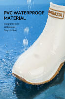 Botas De Lluvia Para Mujer Y Hombre Impermeables Antideslizantes Resistentes Al Desgaste Con Plush Fashion Para Verano E Invierno Protección Del Tobillo - details 6
