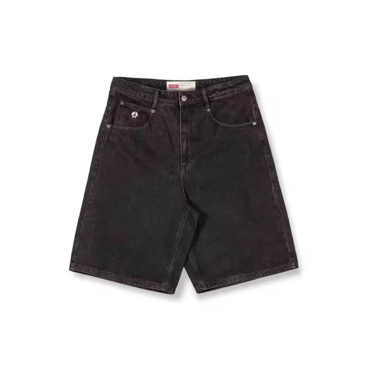 Pantalon Corto Grimey Peace Within Baggy para hombre en color negro - 1