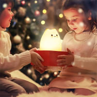 Lámpara Nocturna Para Bebé De Gato Mini Popular 7 Colores Toque Cambio De Color Protección Ocular Luz De Noche Para Dormitorio Regalo Para Niños - details 21