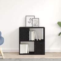 Estantería vidaXL Negra Roble 60x24x63 cm Madera - details 3