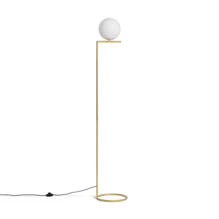 Ledkia Lámpara de Pie Moonlight ILUZZIA - Diseño Elegante y Acabados de Calidad para Iluminar Tu Espacio - 1