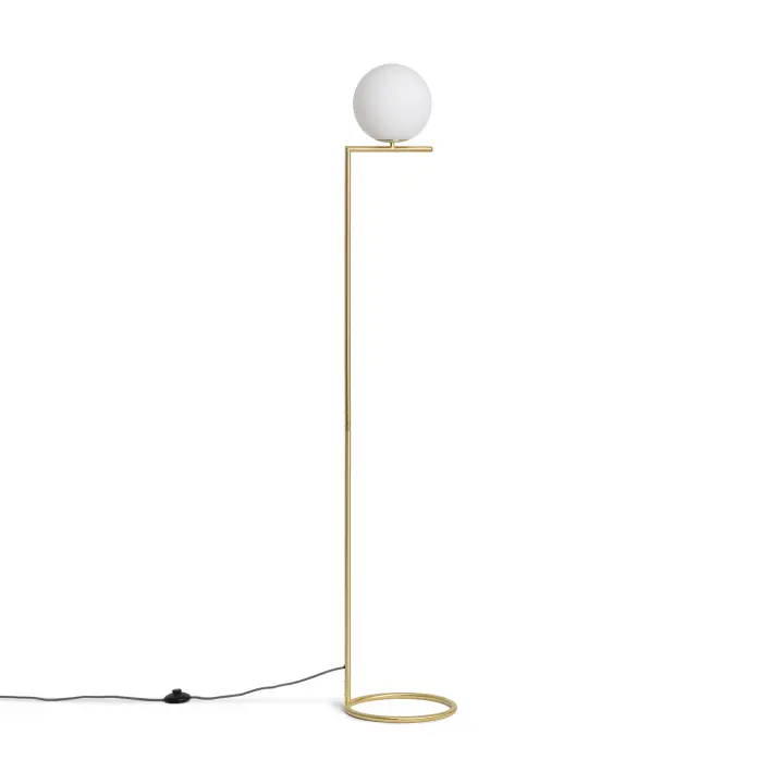 Ledkia Lámpara de Pie Moonlight ILUZZIA - Diseño Elegante y Acabados de Calidad para Iluminar Tu Espacio - 1