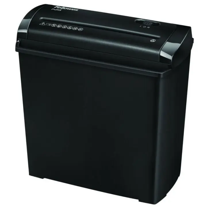 Destructora Fellowes P-25S/ Corte en Tiras de 7mm/ Negra - 1