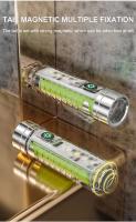Linterna LED Recargable USB C Con Imán De Cola Y Luz UV Multifuncional Mini Linterna Portátil Para Camping - details 8