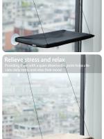Hammock De Ventana Para Gato Ultra-suave Nidito Cómodo Nublado Para El Sueño De Tu Mascota Montaje Seguro Espacioso Y Ahorra Espacio - details 5