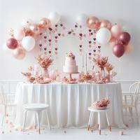 1pc Guirnalda De Corazones De Papel Rosa Oro Marrón Para Decoración De Fiestas Y Enlaces Valentin's Engagement Mothers - details 4