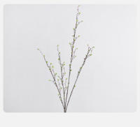 Vine Artificial De Espinas 88CM Para Decoración De Sala De Estar Hotel Casa Muerta Planta De Silicona En Café Naranja Verde Ligero Verde - details 12