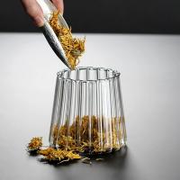Juego De Botellas De Almacenamiento Para Cocina Jars De Vidrio Tapa De Madera Airtight Contenedor Para Cereal Té Granos De Café Azúcar Ecológico - details 5
