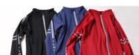 Chaqueta Deportiva De Mujer Con Cierre De Cremallera Y Flecos Secado Rápido Sudadera Para Ejercicio Estilo Slim O-Neck - details 3