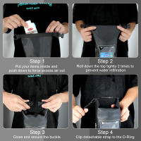Bolsa Secadora De Mano 2L PVC Para Natación Y Actividades Al Aire Libre Impermeable Con Pantalla Táctil Para Kayak Trekking Rafting Surfing Y Navegación - details 6