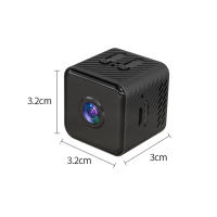 Cámara De Seguridad Inteligente 1080P Para El Hogar Con Visión Nocturna Y Soporte De Almacenamiento 4-64GB Mini Webcam Multifuncional - details 1