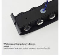 Luz De Pared LED Iluminada Hacia Arriba Y Abajo Impermeable Para Interior Y Exterior Iluminación Para Dormitorio Sala De Estar Pasillo - details 10