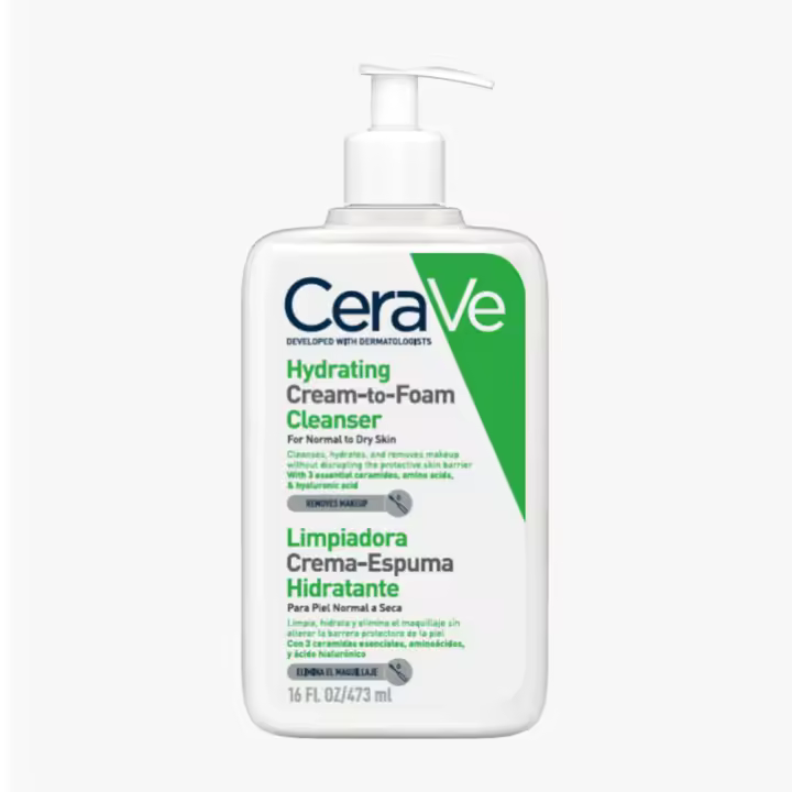 Cerave Limpiador Crema Hidratante Espumosa 473 ml - 1