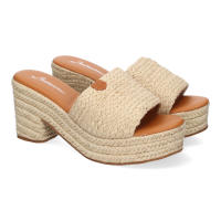 Davinia Shoes Zueco de Mujer, Comodos y Elegantes, Diseño Moderno con Pala Abierta de Yute, Ideales para Primavera-Verano. Shoes&Blues.es F230-15 - details 0