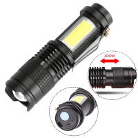 Linterna Portátil Mini Q5+COB Con Luz Fuerte Recargable USB Modos 3 Linterna De Camping Al Aire Libre Antigolpes Y Impermeable - details 5